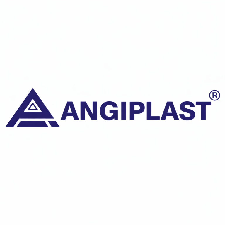 angiplast logo with triangular symbol
