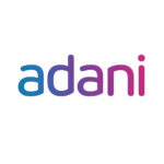 colourful adani logo on white background
