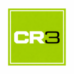 lime green cr3 logo design