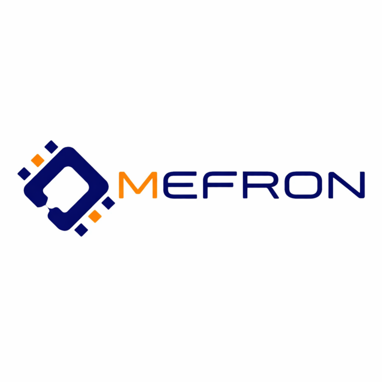 mefron logo design on white background
