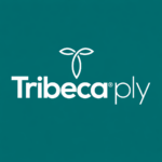 tribeca®ply logo with plant symbol