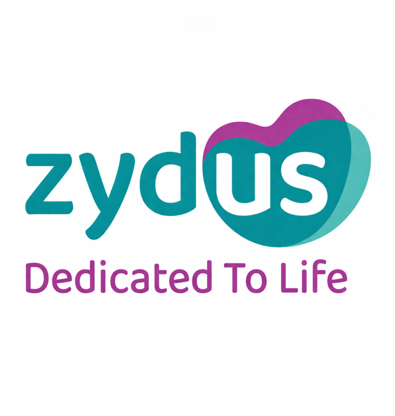 zydus brand logo with heart emblem